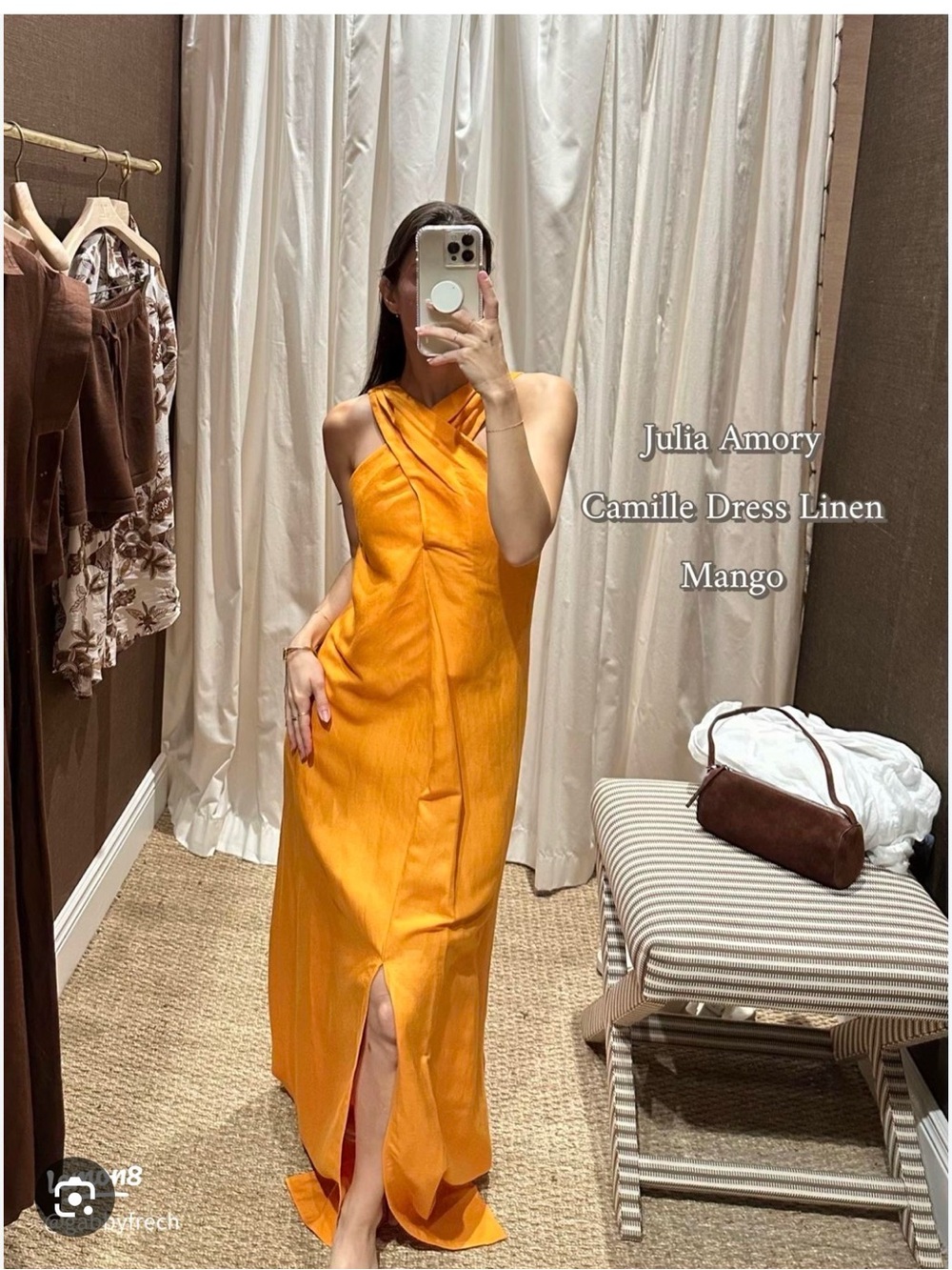 Julia Amory Linen Camille Dress